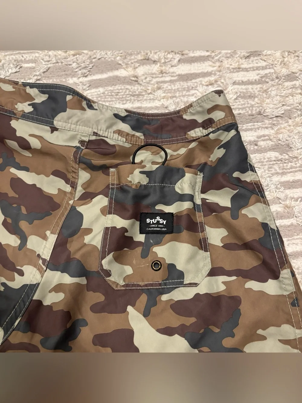 Stüssy Military Camo Board Shorts 10” Men’s 30 Gorp Outdoor Swim Water